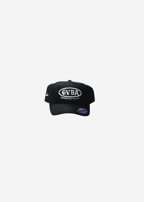 GVBA 5PANEL STRUCTURED BALL BLACK CAP