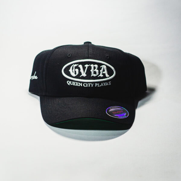 GVBA 5PANEL STRUCTURED BALL BLACK CAP