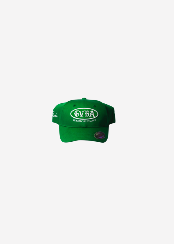 GVBA 5PANEL STRUCTURED BALL GREEN CAP