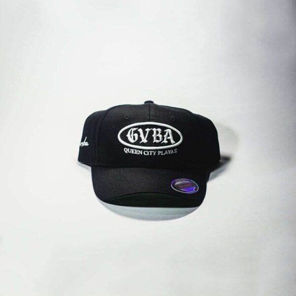 GVBA 5PANEL STRUCTURED BALL BLACK CAP
