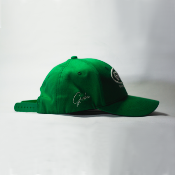 GVBA 5PANEL STRUCTURED BALL GREEN CAP