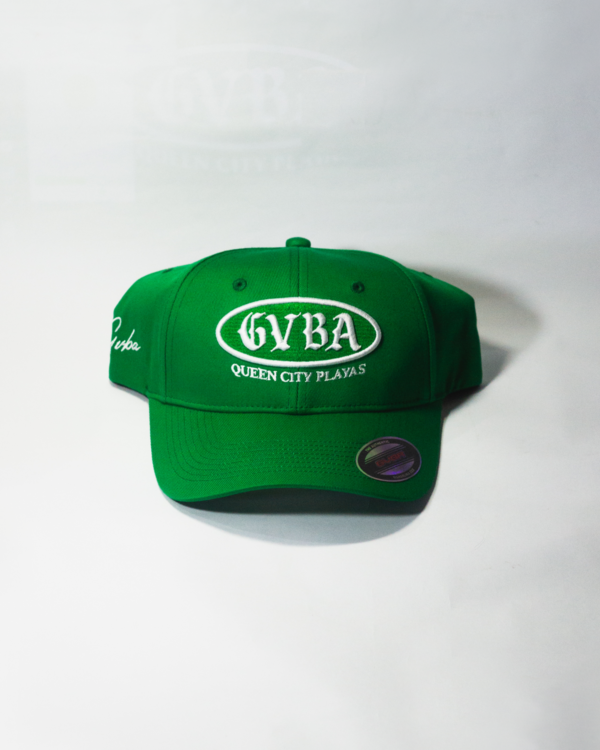 GVBA 5PANEL STRUCTURED BALL GREEN CAP